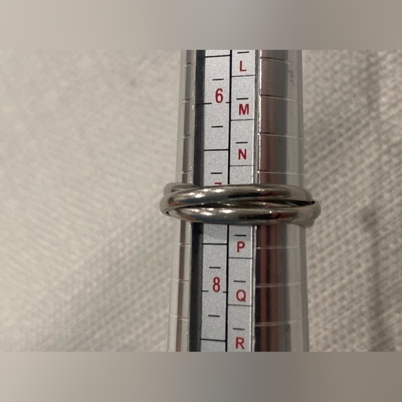 Interlocking Rolling Ring in Platinum, 6g Solid - Picture 5 of 8